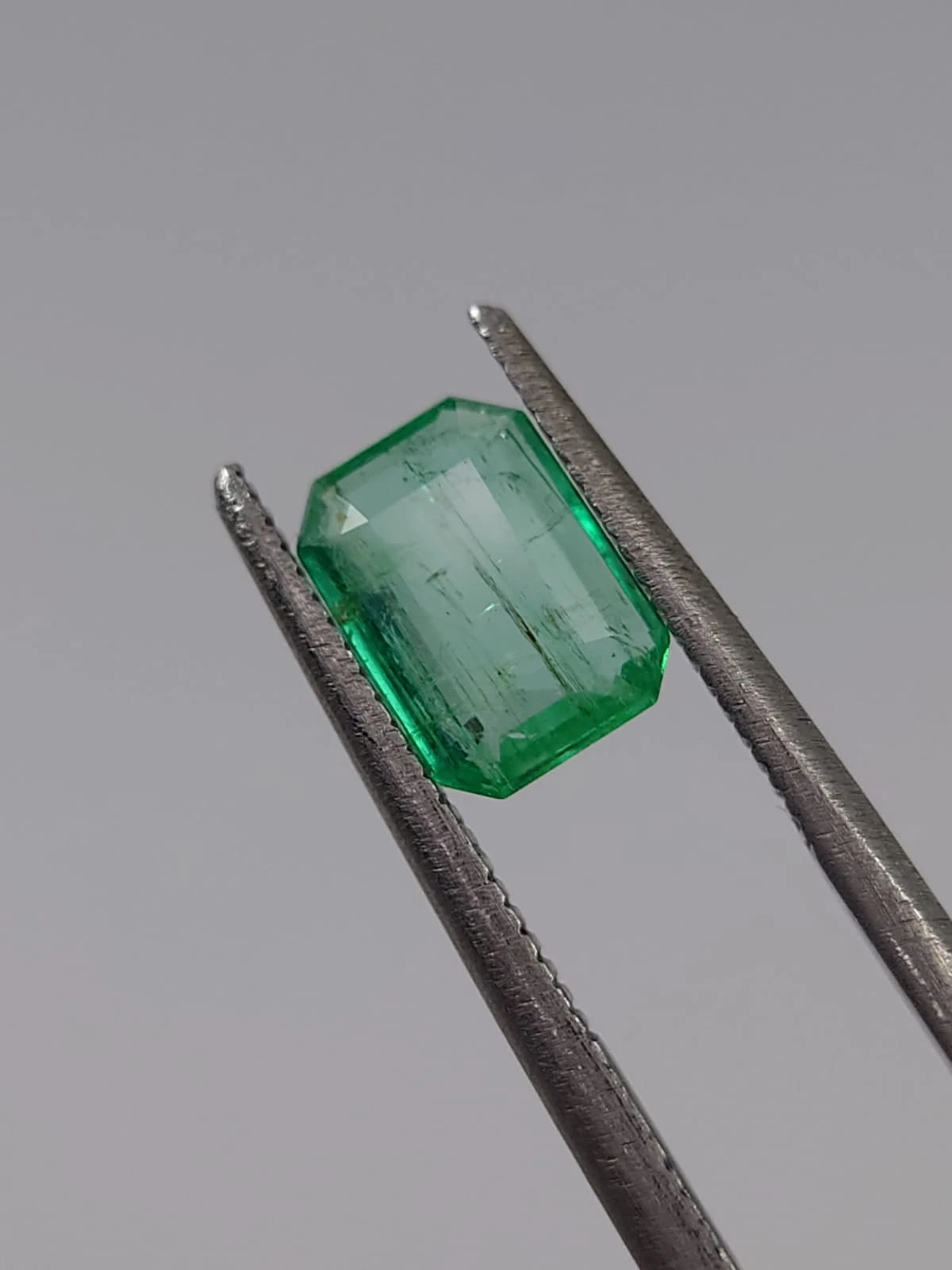 0.95ct Natural Green Emerald Loose Gemstone From Panjshir Afghanistan — view 3